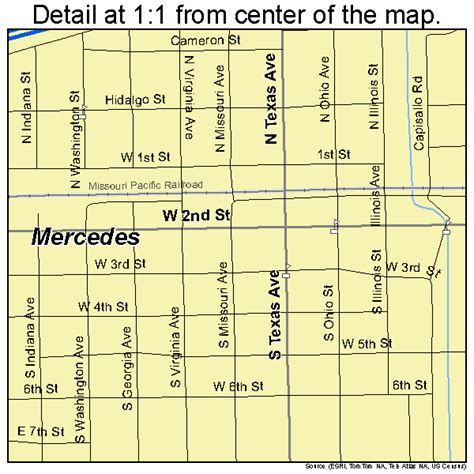 Mercedes Avenue Map .